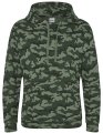 Camouflage Hoodie AWDis JH014 Green Camo